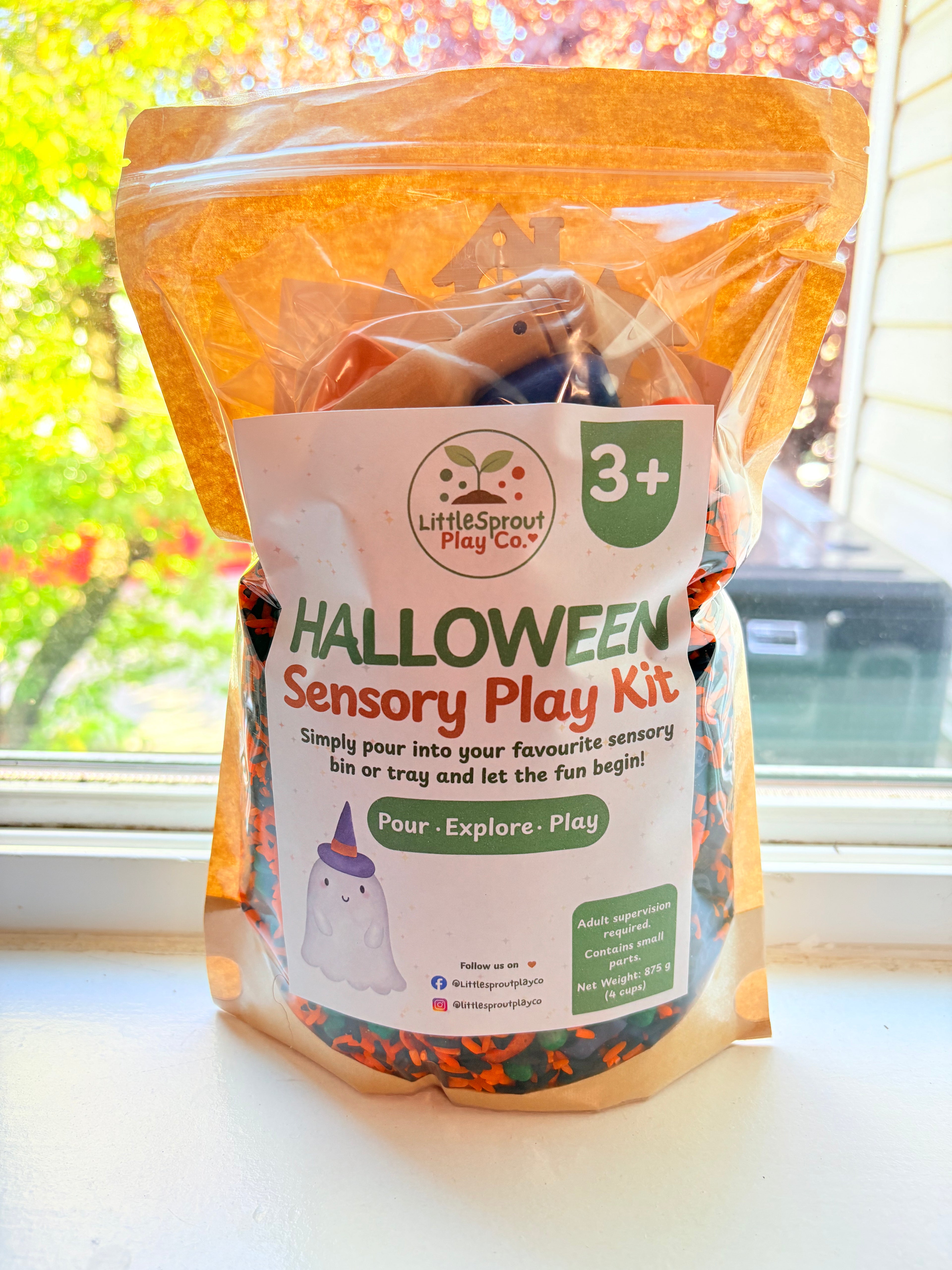 Halloween | Ready-to-Pour Sensory Play Kit for Kids