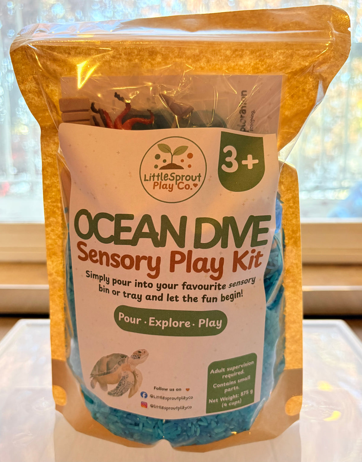Ocean Dive | Ready-to-Pour Ocean Sensory Play Kit for Kids
