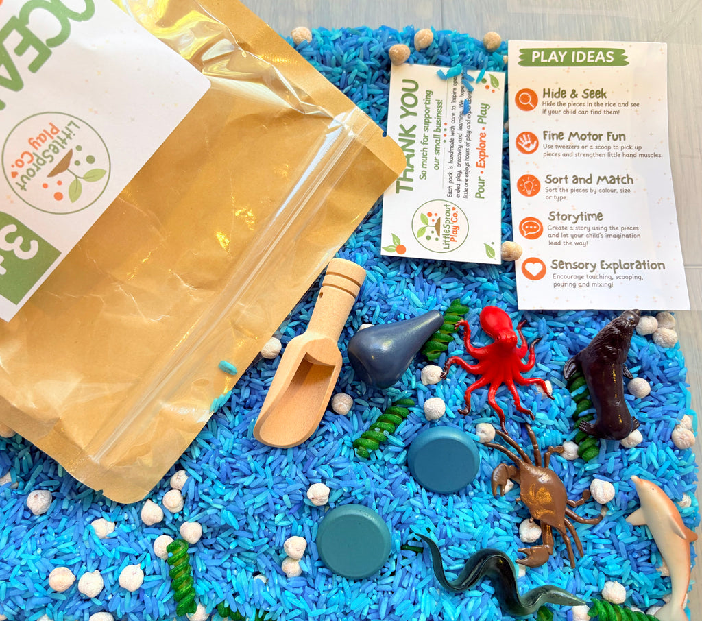 Ocean Dive | Ready-to-Pour Ocean Sensory Play Kit for Kids